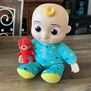 CoComelon Musical JJ Plush Doll - Press Tummy to Sing Bedtime Song Clips